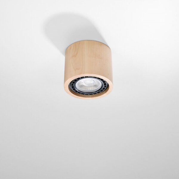 Sollux SL.0913 - Stropné svietidlo BASIC AR111 1xGU10/40W/230V buk