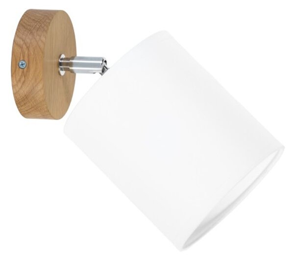 Spot-Light 56744174 - Nástenné bodové svietidlo APRILLIA 1xE27/25W/230V dub/biela