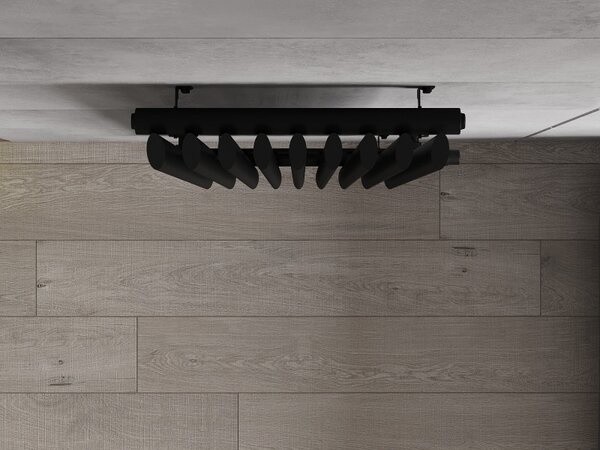 Mexen Atlanta, vykurovacie teleso 1500x460 mm, 894 W, čierna, W211-1500-460-00-70