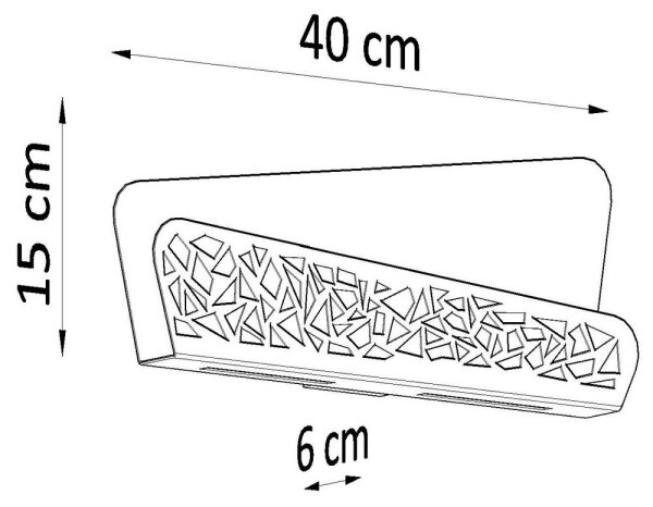 Sollux SL.0933 - Nástenné svietidlo ALIZA 2xG9/40W/230V