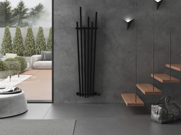 Mexen Omaha, vykurovacie teleso 1800 x 420 mm, 655 W, čierna, W208-1800-420-00-70