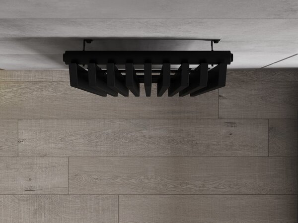 Mexen Aurora, vykurovacie teleso 1800x450 mm, 1347 W, čierna, W212-1800-450-00-70