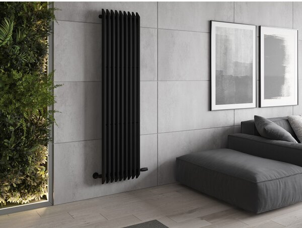 Mexen Aurora, vykurovacie teleso 1800x450 mm, 1347 W, čierna, W212-1800-450-00-70
