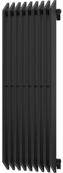 Mexen Aurora, vykurovacie teleso 1200x450 mm, 917 W, čierna, W212-1200-450-00-70