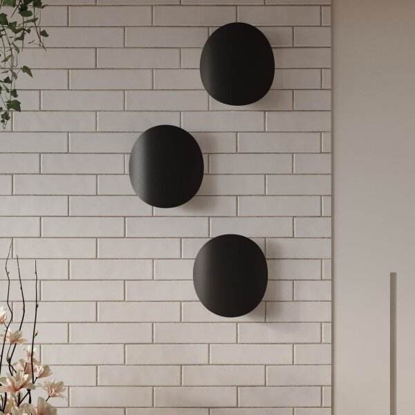 Sollux SL.0935 - Nástenné svietidlo SENSES 2xG9/40W/230V čierna