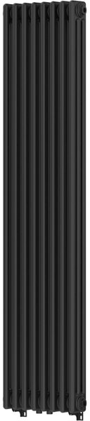 Mexen Denver, vykurovacie teleso 1600 x 378 mm, 1487 W, čierna, W215-1600-378-00-70