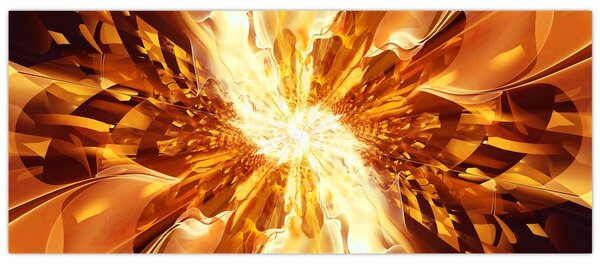 Obraz - Abstrakcia (120x50 cm)