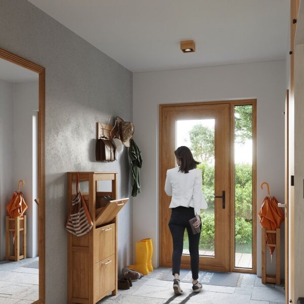 Sollux SL.0915 - Stropné svietidlo QUATRO AR111 1xGU10/40W/230V buk