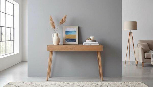 KONZOLOVÝ STOLÍK, divoký dub, drevo, 110/40/75 cm Linea Natura - Online Only obývacie izby, Online Only