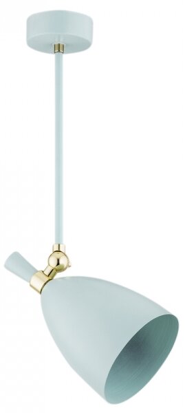 Argon 4685 - Luster na tyči CHARLOTTE 1xE27/15W/230V modrá/zlatá