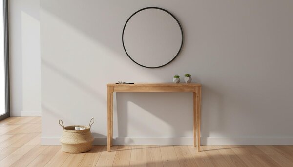 KONZOLOVÝ STOLÍK, divoký dub, drevo, 100/30/80 cm - Online Only obývacie izby, Online Only