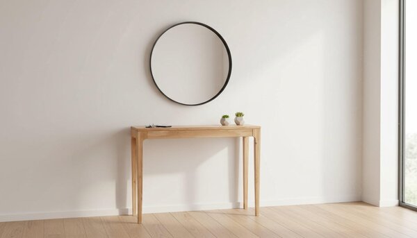 KONZOLOVÝ STOLÍK, divoký dub, drevo, 100/30/80 cm - Online Only obývacie izby, Online Only