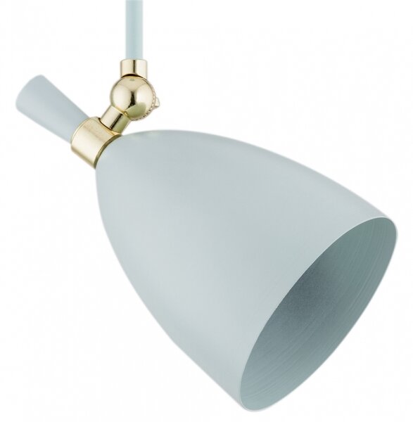 Argon 4685 - Luster na tyči CHARLOTTE 1xE27/15W/230V modrá/zlatá