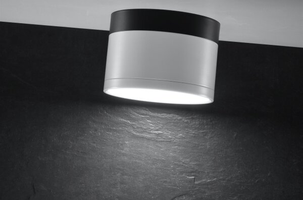 LED Bodové svietidlo TUBA LED/9W/230V biela/čierna