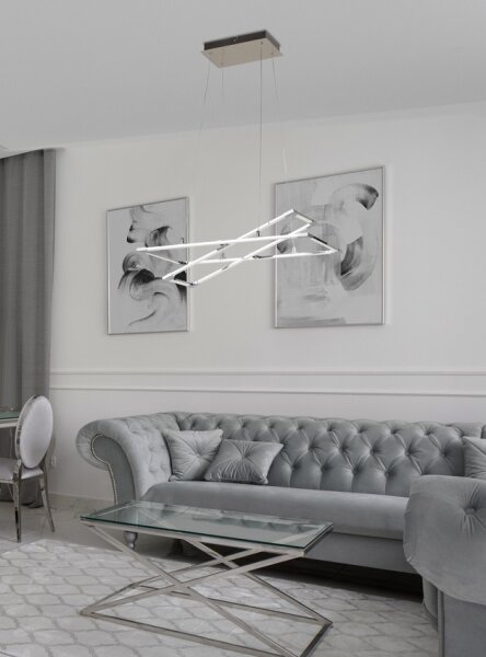 LED Luster na lanku KSEROS LED/35W/230V