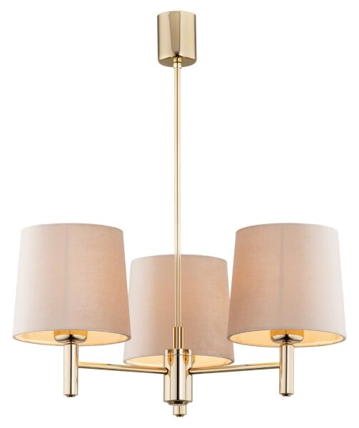 Argon 6109 - Luster na tyči PONTE 3xE27/15W/230V béžová
