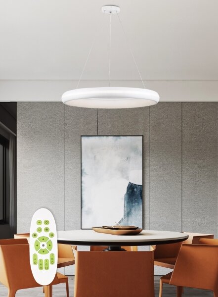 Top Light - LED Stmievateľný luster na lanku FUTURA LED/60W/230V biela + DO