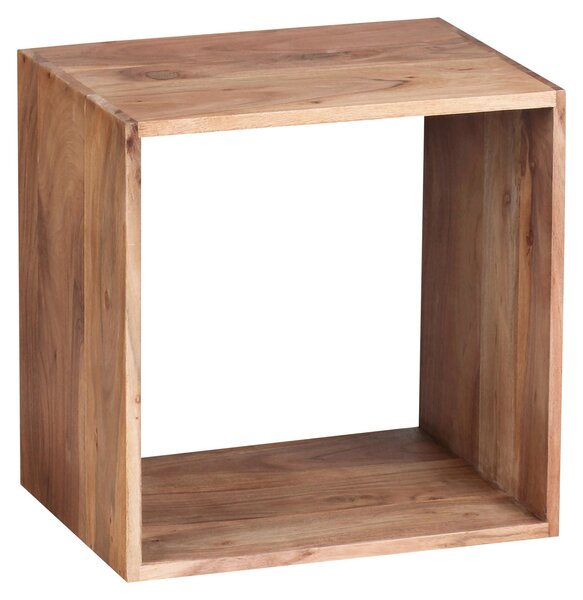 REGÁL, farba akácie, akácia, 43,5/43,5/33 cm MID.YOU - Regály, Online Only