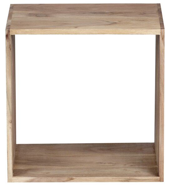 REGÁL, farba akácie, akácia, 43,5/43,5/33 cm MID.YOU - Regály, Online Only