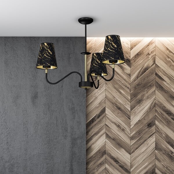 Luster na tyči HERMES 3xE27/60W/230V