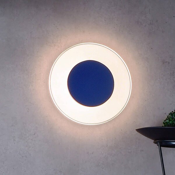 Stropné LED svetlo Zaniah, 360° svetlo, 18W, modrá