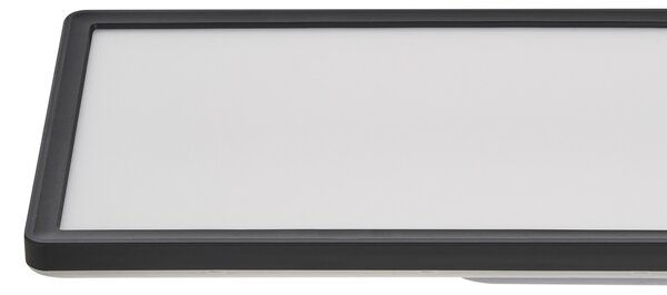 Stropné svietidlo čierne LED panel ploché zapustené svietidlo s diaľkovým ovládaním