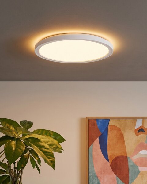 Okrúhle stropné svietidlo biele LED panel ploché zapustené svietidlo s diaľkovým ovládaním