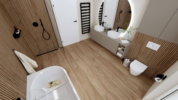 Vermont Walnut Stripes 120x260 R