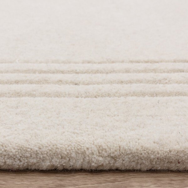 Slonovinový ručne tkaný vlnený koberec 120x170 cm Orlo Ivory – Asiatic Carpets