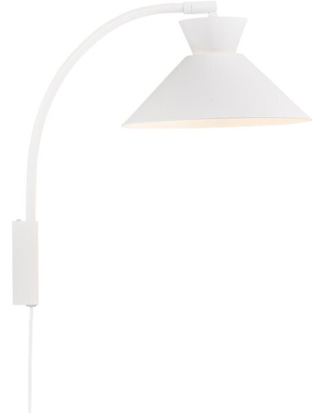 Nordlux - Nástenná lampa DIAL 1xE27/40W/230V biela