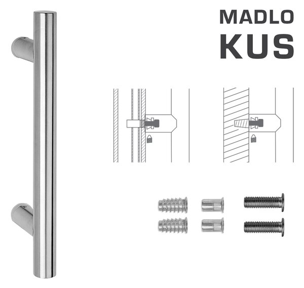 FT - MADLO kód K00 Ø 25 mm SP ks 200 mm, Ø 25 mm, 300 mm