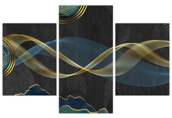 Obraz - Abstrakcia (90x60 cm)