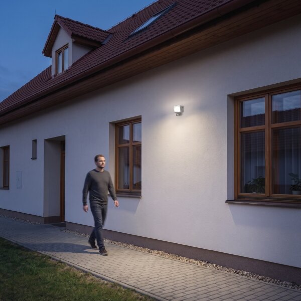 LED reflektor s pohybovým senzorom TAMBO EVO LED/20W/230V 4000K IP44 čierny