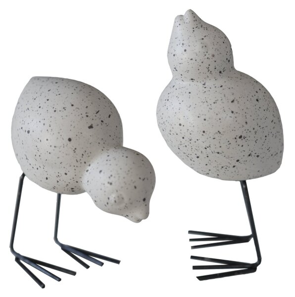 Dekorácia Swedish Birds Mole Dot - set 2 ks