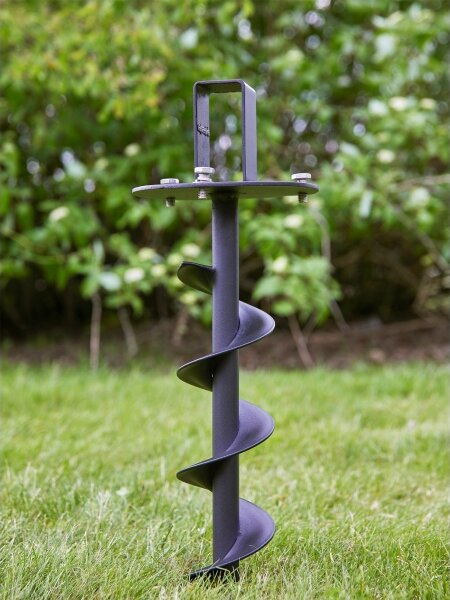 Markslöjd 108172 - Zemný vrut GARDEN24 čierny