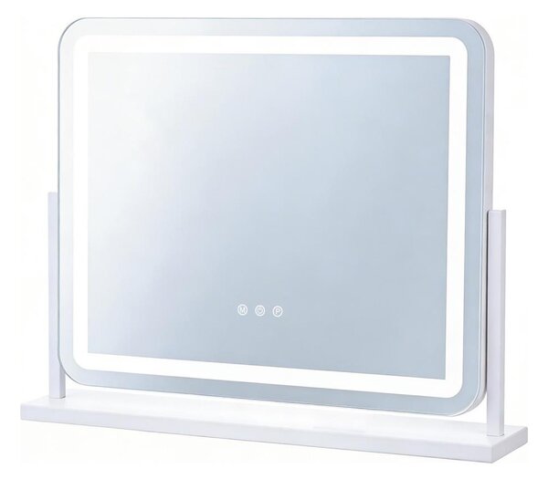 Brilagi - LED stmievateľné make-upové zrkadlo ARIZONA LED/25W/230V 55x44 cm biela