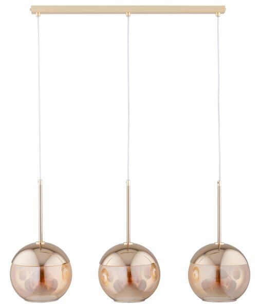 Luster na lanku VOLDA 3xE27/60W/230V mosadz