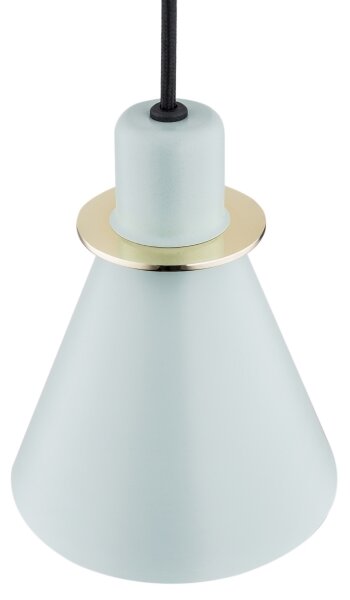 Argon 4682 - Luster na lanku BEVERLY 1xE27/15W/230V modrá/zlatá