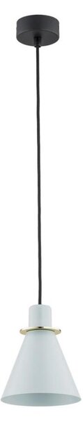 Argon 4682 - Luster na lanku BEVERLY 1xE27/15W/230V modrá/zlatá