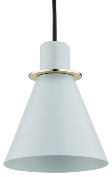 Argon 4682 - Luster na lanku BEVERLY 1xE27/15W/230V modrá/zlatá