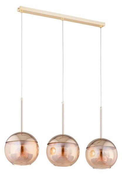 Luster na lanku VOLDA 3xE27/60W/230V mosadz