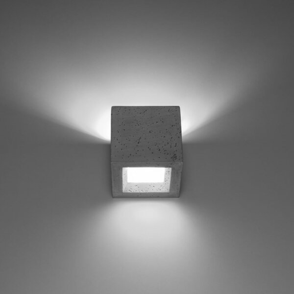Sollux SL.0991 - Nástenné svietidlo LEO 1xG9/40W/230V betón