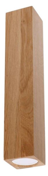 Sollux SL.1041 - Bodové svietidlo KEKE 1xGU10/40W/230V 30 cm dub