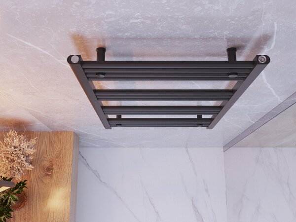 Gamma Erga Basic, vykurovacie teleso 1000x600 mm, 463 W, čierna, ERG-LAV-BASIC-10060-BK