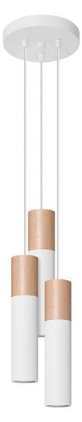 Sollux SL.1013 - Luster na lanku PABLO 3xGU10/40W/230V biela
