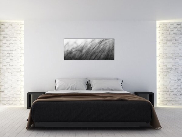 Obraz - Tráva vo vetre (120x50 cm)