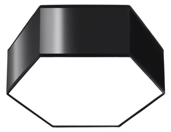 Sollux SL.1059 - Stropné svietidlo SUNDE 2xE27/60W/230V 11,5 cm čierna