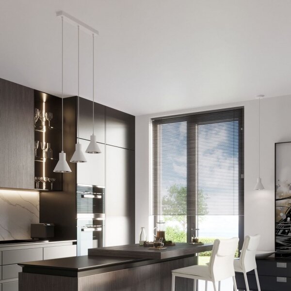 Sollux SL.0988 - Luster na lanku TAZILA 3xES111/60W/230V biela