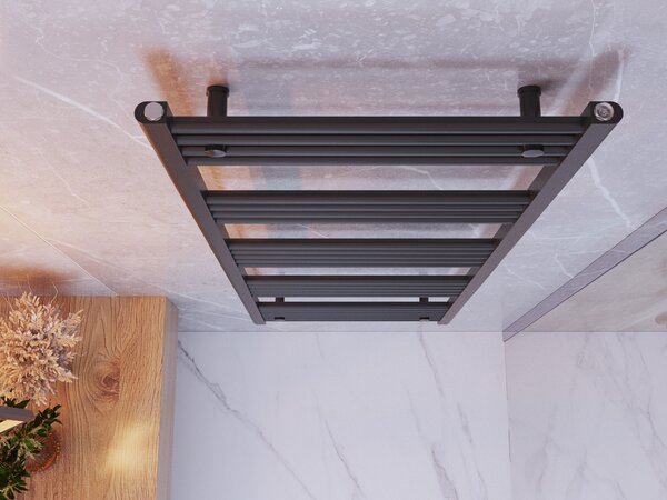 Gamma Erga Basic, vykurovacie teleso 1600x600 mm, 740 W, čierna, ERG-LAV-BASIC-16060-BK