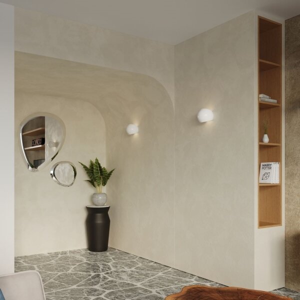 Sollux SL.1026 - Nástenné svietidlo GLOBE 1xE27/60W/230V lesklá biela